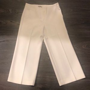 White Crop dress pants